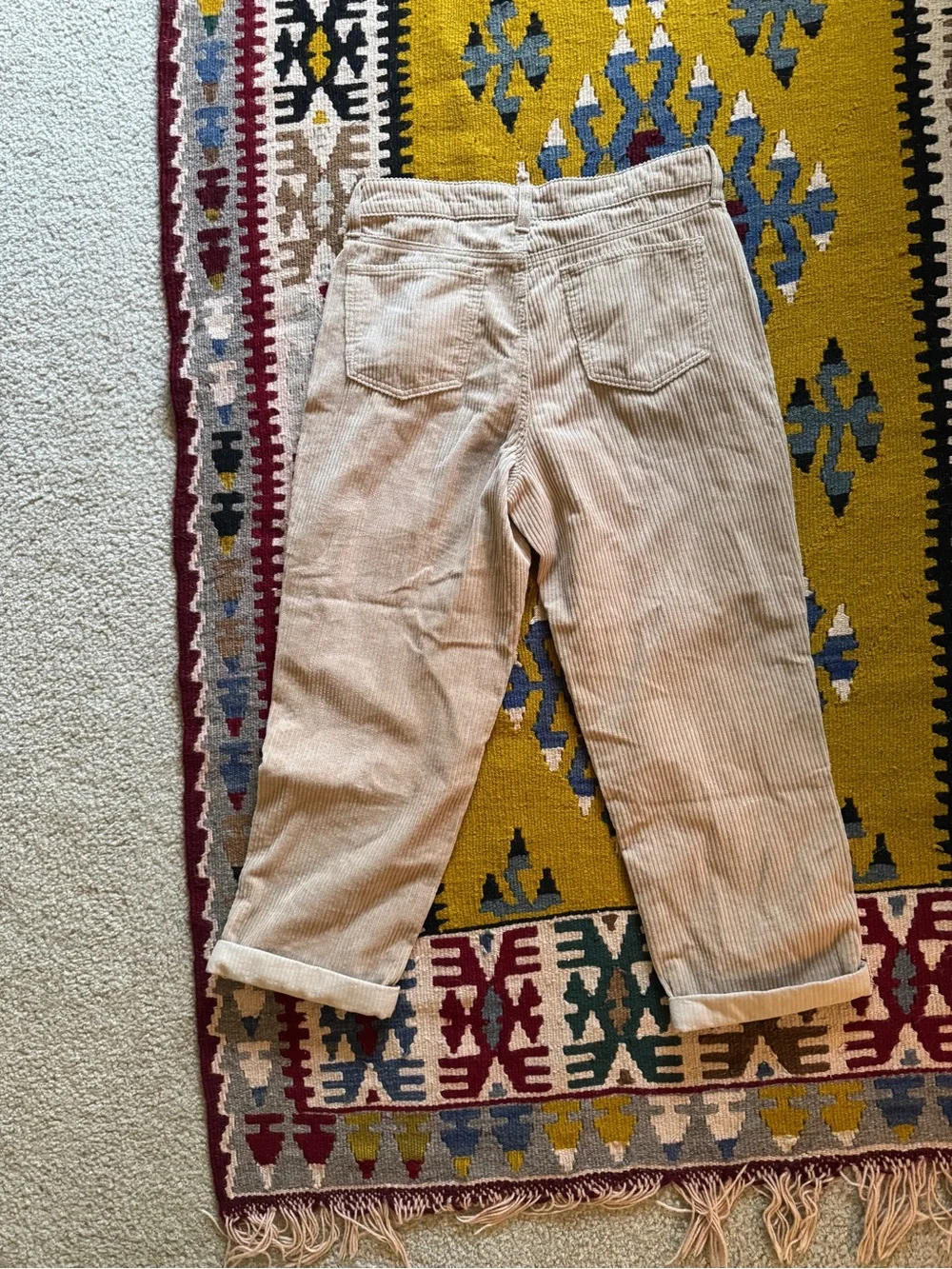 Classic Corduroy Women’s Pants in Beige